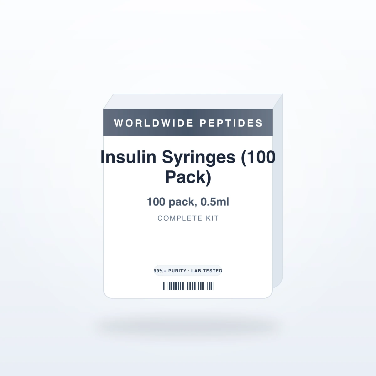 Insulin Syringes (100 Pack) 100 pack, 0.5ml